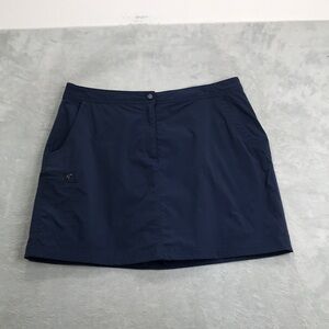 L.L. Bean Water Repellant Trail Skort Navy Size 14